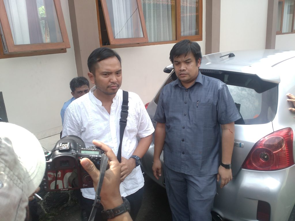 Aksi Demo LSM GMBI di Kejaksaan Negeri Cibadak Sukabumi