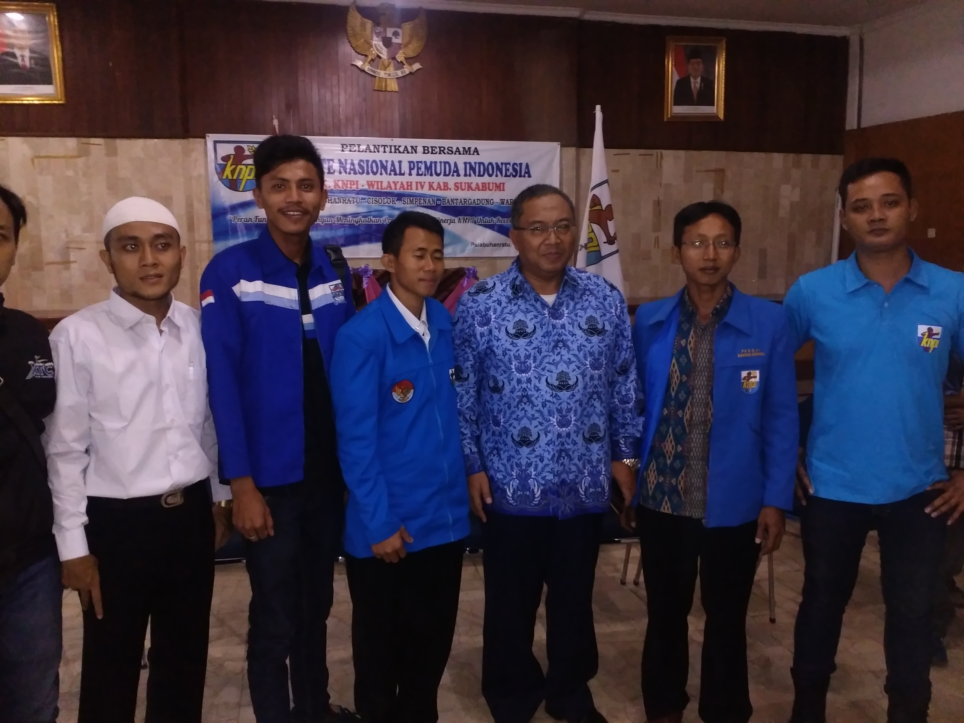 Pelantikan PK KNPI Se-Wilayah IV kabupaten Sukabumi