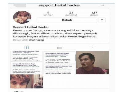 Dukungan moril netizen