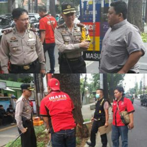 Polrestabes Bandung olah TKP penjambretan