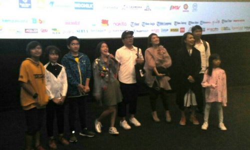 Gala Premier film Naura dan Genk Juara di CGV Paskal Square 23, Kota Bandung.