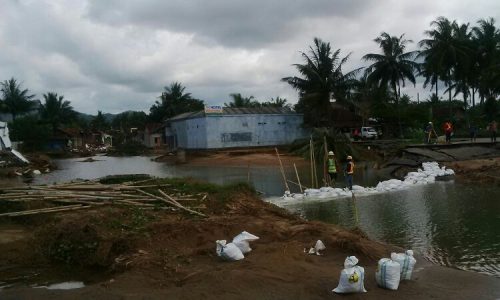 Danrem 081 tinjau lokasi longsor dan banjir bandang di Kabupaten Pacitan