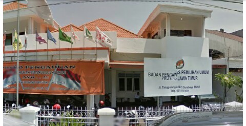 Bawaslu Jatim Jl Tanggulangin, Surabaya.