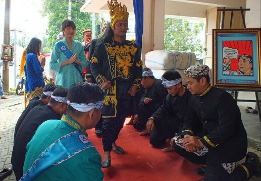 Sri Baduga Prabu Karantina Jantung Hati Rakyat yang diperankan oleh Kepala BKIPM Bandung Dedy Arief