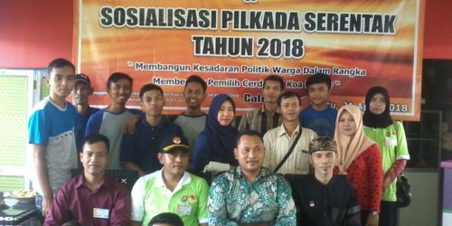 KPU Kota Banjar kerja bareng DPD Serikat Hijau Indonesia (SHI) dan LSM Warmasindo Kota Banjar menggelar Dialog Interaktif dan Sosialisasi Pilkada serentak 2018