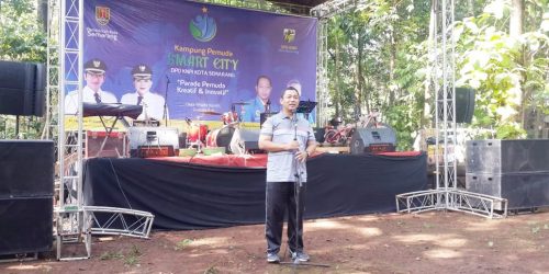 Walikota Semarang, Hendrar Prihadi, di gelaran Kampung Pemuda Smart City.