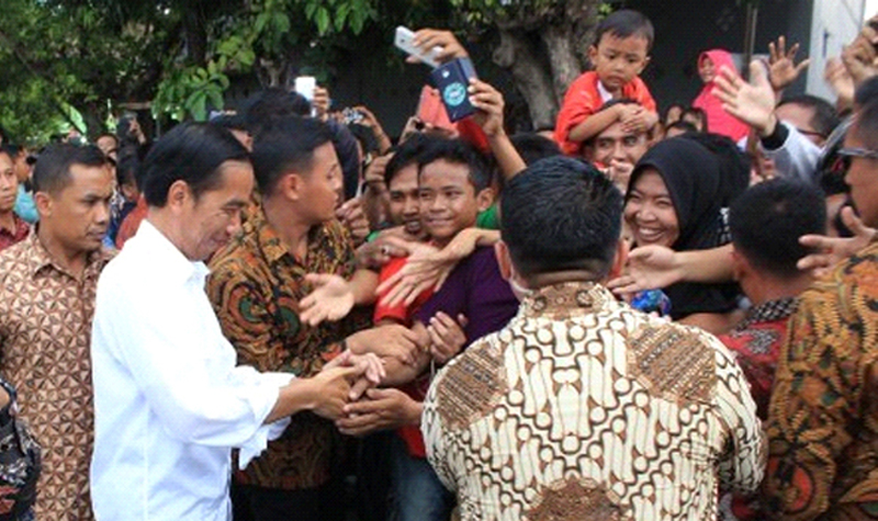 Kedatangan Presiden Joko Widodo
