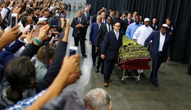 #Pemakaman Muhammad Ali, Sentuh Warga Kecil Sampai Presiden
