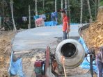 Dana Desa Untuk Infrastruktur Wisata Air Terjun Ongkong Mandin