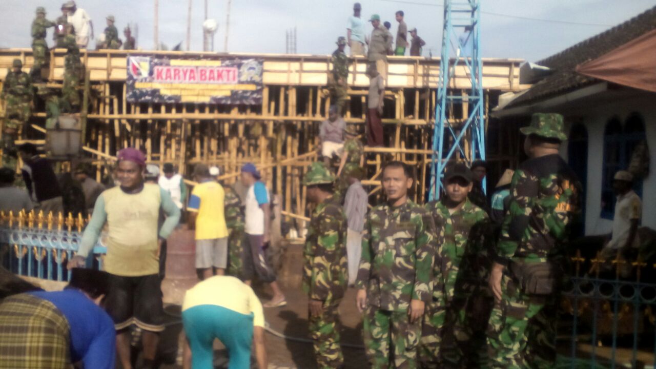 Karya Bakti Pengecoran Masjid Al Fallah Ds Gumelar Balung