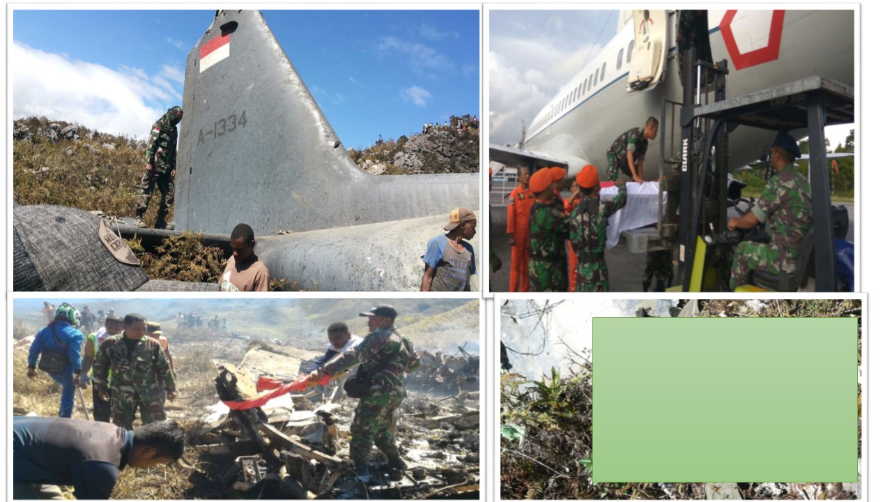 Tragedi Jatuhnya Pesawat Hercules Milik TNI AU Di Wamena