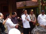 Presiden RI Joko Widodo (Jokowi) saat membuka program Citarum Harum di Situ Cisanti
