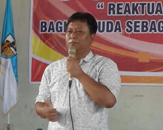 Ketua DPRD Kota Semarang, H Supriyadi S.Sos., saat menjadi narasumber di acara dialog interaktif Reaktualisasi Nilai Pancasila Bagi Pemuda Sebagai Pilar Penyangga Jatidiri Bangsa