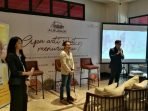 Photo Talkshow Albusmin di De Paviljoen Hotel, Jl RE Martadinata, Kota Bandung, Rabu (28/2/2018).
