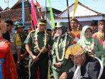 Pangdam Siliwangi Mayjen TNI Besar Harto Karyawan menghadiri pembukaan TMMD ke-101 tahun 2018 di Kabupaten Cirebon