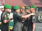Pangdam III/Siliwangi Mayjen TNI Besar Harto Karyawan, S.H, M. Tr. (Han)., memimpin serah terima jabatan Danyon Zipur 3/YW dan Danyon Armed 5/105 Tarik