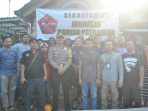 Kapolres Banjar AKBP Matrius bersama dengan jajaran Jurnalis Banjar Patroman (JBP).