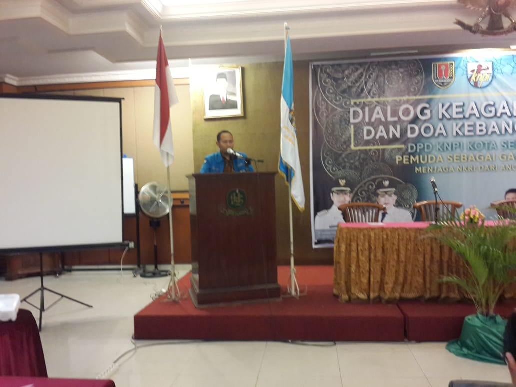DPD KNPI Kota Semarang pada kegiatan Dialog Keagamaan dan Doa Kebangsaan