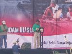 Pangdam Siliwangi Mayjen TNI Besar Harto Karyawan, SH, M.Tr(Han), saat membuka acara Gebyar Mancing Mania Ngabuburit Citarum Harum.