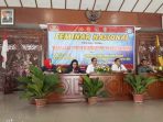 Seminar Nasional dengan tema Menangkal Radikalisme Dan Ekstrimisme di Pendopo Kabupaten Karanganyar sekaligus kegiatan penandatangan MoU antara FKPT Jateng dan YP 17 Surakarta, Kamis (7/6/2018).