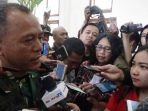 Pangdam III Siliwangi Mayjen TNI Besar Harto Karyawan, SH, M.Tr (Han), diacara Coffee Morning bersama dengan insan media