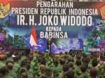 Presiden Joko Widodo Beri Pengarahan Kepada 4.505 Babinsa
