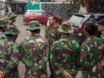 Dansektor 21 Satgas Citarum Kolonel Inf Yusep Sudrajat melaksanakan briefing seusai sidak ke outlet IPAL PT Adetex dan PT Papyrus Sakti