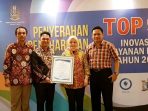BKIPM Bandung Raih Award TOP 99 Inovasi Pelayanan Publik Tingkat Nasional 2018
