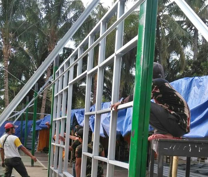 Masjid Untuk Warga Lombok, Konstruksi Baja Ringan Jadi Pilihan PWNU Jateng