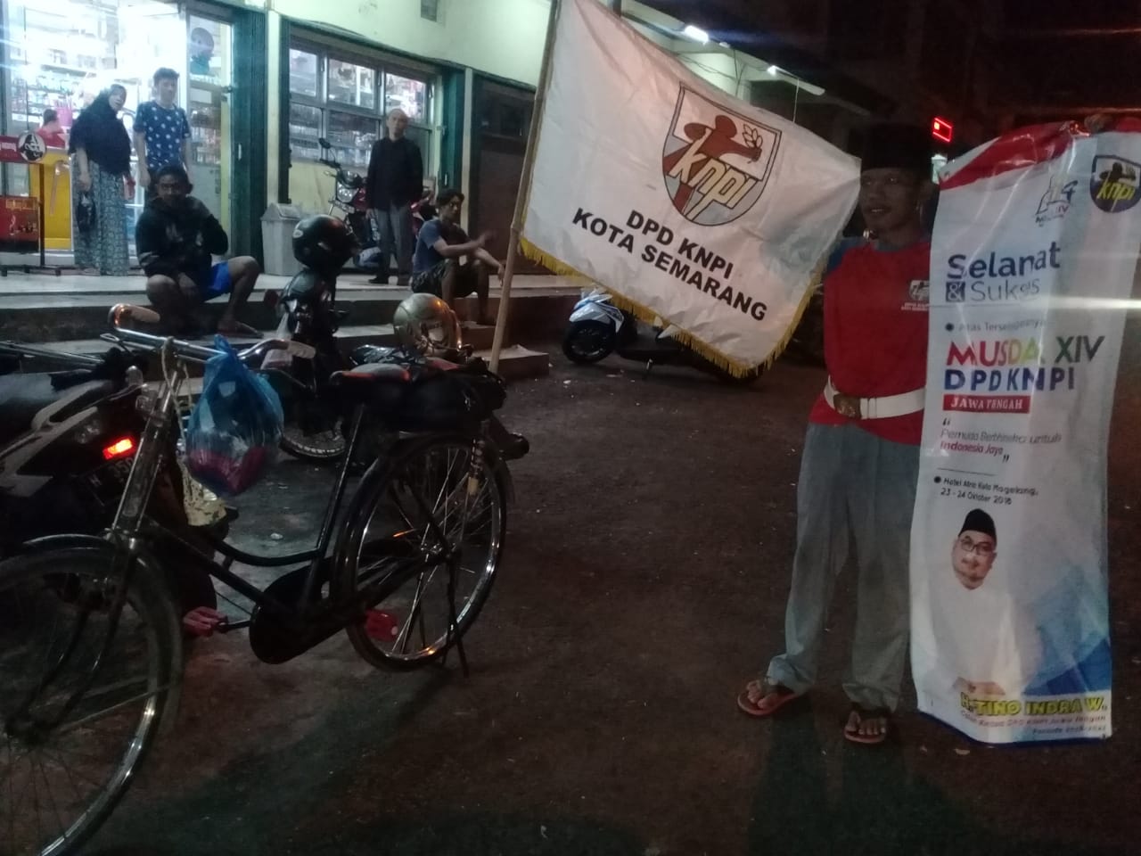 Dukung Tino Di KNPI Jateng, Apit Ngontel Dari Semarang Ke Magelang