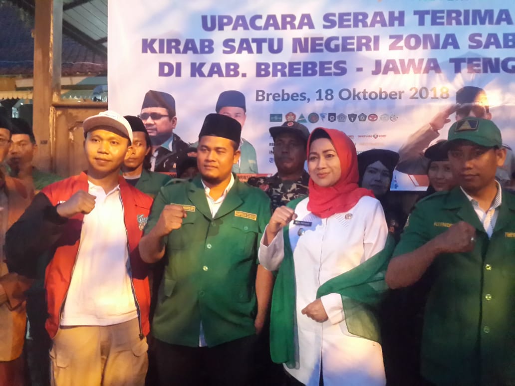 Bupati Brebes : Kirab Satu Negeri Bukti Komitmen Ansor Jaga NKRI