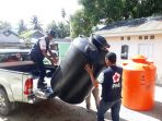 PMI Distribusikan 253 Tandon Air Di Palu, Sigi Dan Donggala