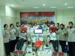 150 Personel Polwan Polda Jabar Ikut Kegiatan Donor Darah