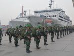 Pangdam III Siliwangi Lepas Personel Satgas Pamtas Yonif 312 Kala Hitam Di Kolinlamil Tanjung Priok