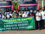PKB Semarang Bantu Berangkatkan Santri Lirboyo Balik Ke Pondok