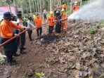 Tim Gabungan Kota Banjar Berhasil Padamkan Kebakaran Hutan