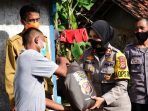 Wakil Walikota Banjar Bersama Kapolres Banjar Berikan Bantuan Sembako Kepada Keluarga Pasien Terkonfirmasi Covid-19