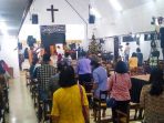 Jemaat GPIB Sejahtera Bandung Laksanakan Ibadah Malam Tahun Baru Dengan Protokol Kesehatan Ketat