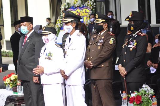 Walikota Banjar Pimpin Upacara Peringatan Hari Jadi Ke-18 Kota Banjar