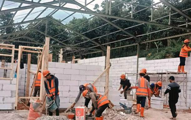 Progress Pembangunan TPS3R Citarum Harum Di Desa Dampit Cicalengka Capai 40 Persen Progress Pembangunan TPS3R Citarum Harum Di Desa Dampit Cicalengka Capai 40 Persen