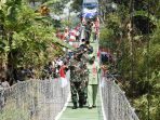 Pangdam III/Siliwangi Resmikan Jembatan Gantung Baluwarti Siliwangi 6, Penghuhung Kecamatan Carenang Dan Kecamatan Gunung Kaler Tangerang
