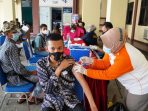 439 Warga Terima Vaksin Dosis Pertama Di Mapolres Tasikmalaya Kota