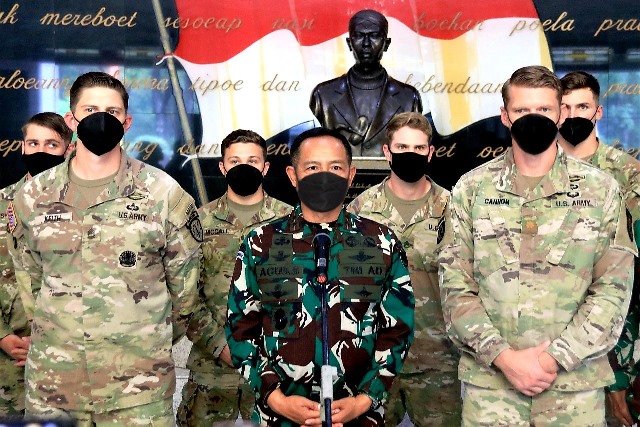 US Army Laksanakan Latihan Bersama TNI Yonif Raider 300/BJW