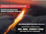 PMI Kota Semarang Galang Donasi Bencana Erupsi Gunung Semeru
