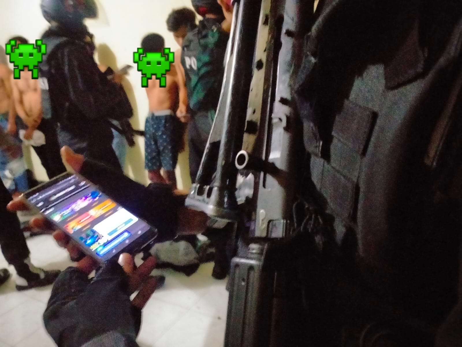 Tim Maung Galunggung Polres Tasikmalaya Kota Amankan Belasan Remaja Sedang Main Game Online Sambil Menenggak Miras