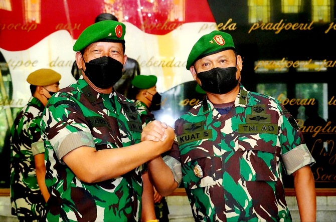 Brigjen TNI Kuat Budiman Resmi Jabat Kapok Sahli Kodam III/Slw