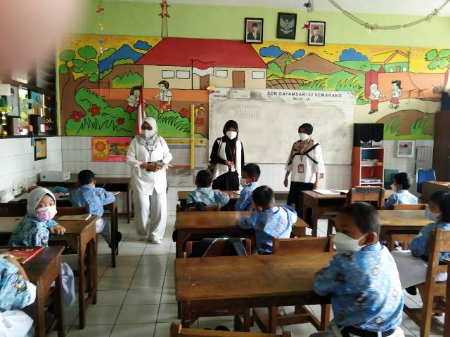 SD Negeri 2 Gayamsari Semarang Akan Tambah Jam Belajar Setelah Vaksinasi Peserta Didik Tuntas