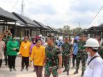 Panglima TNI Jenderal Andika Perkasa Tinjau Progres Renovasi Rumah Prajurit Di Asrama Batalyon Kavaleri Bandung
