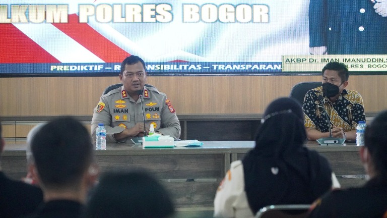 Ciptakan Situasi Aman dan Kondusif, Kapolres Bogor Polda Jabar Jalin Silaturahmi Bersama Ormas dan LSM di Kabupaten Bogor