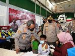 Kapolda Jabar Tinjau Pelaksanaan Vaksinasi Dan Baksos Di Cianjur